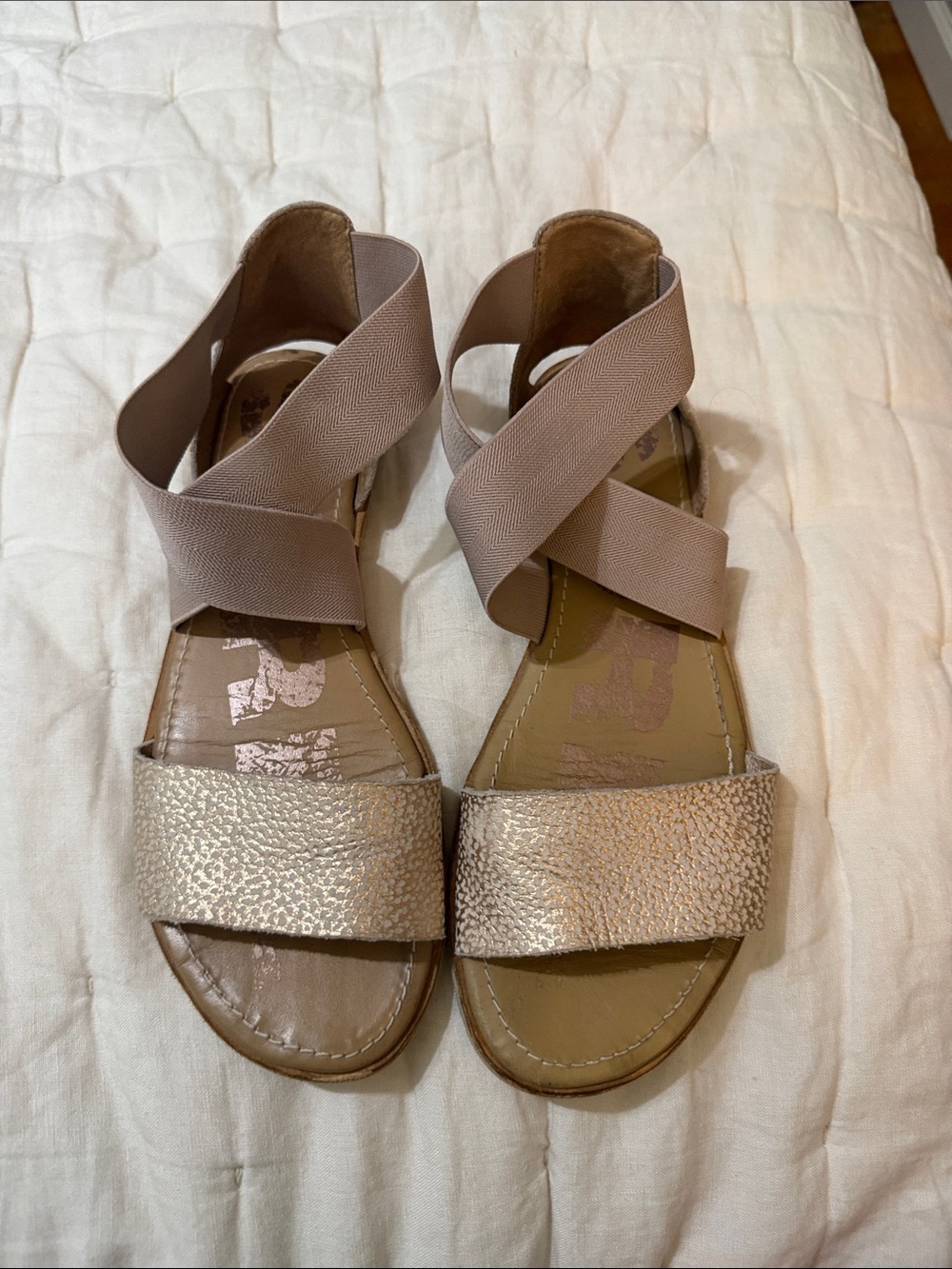 Sorel Rose Gold Sandal 9